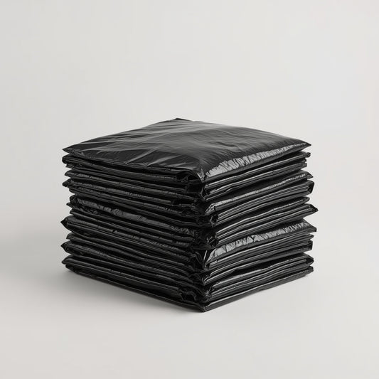 Bolsa Jumbo Gruesa Negra 34x42″ – Paquete x25